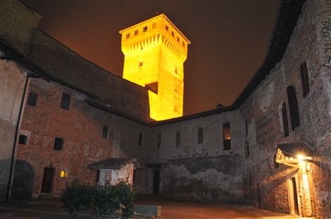 Il Cortile interno al Castello
