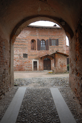 Accesso al recetto del castello