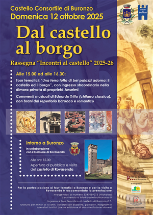 DAL CASTELLO AL BORGO - DOMENICA 12 OTTOBRE 2025