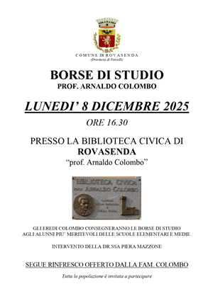 BORSE DI STUDIO