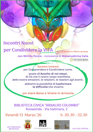 BIBLIOTECA CIVICA VENERDI' 13 MARZO 2026