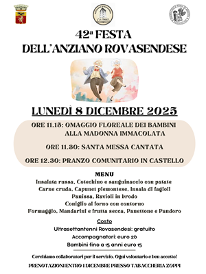 42^ Festa dell'Anziano Rovasendese