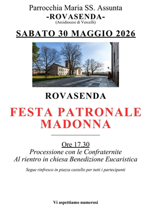 FESTA PATRONALE - Rovasenda 2026